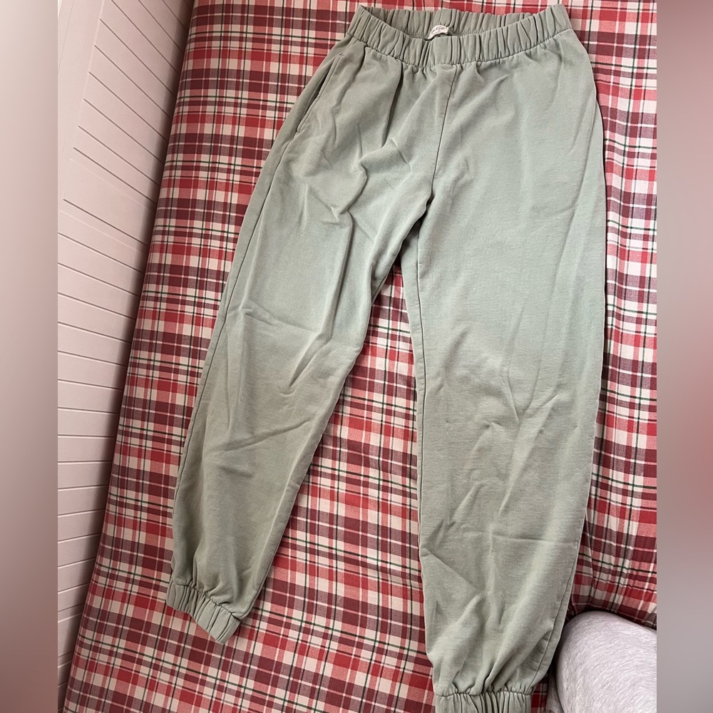 Brandy sweats, sage green, one size fits all